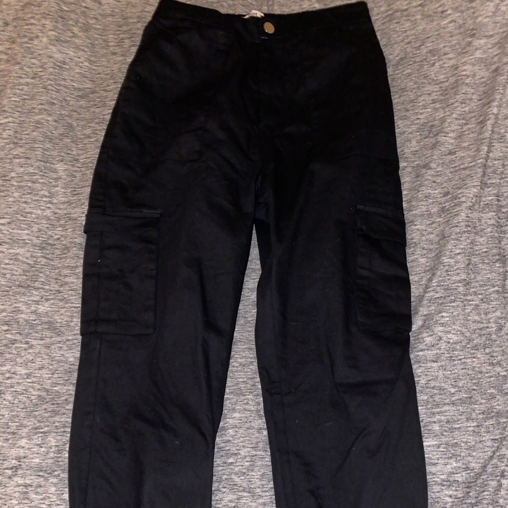 Black Cargo Pants